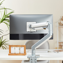 Alterzone Arm Momentum Heavy-duty Single Monitor Arm, Silver - DELENordic.com Alterzone Arm Momentum Heavy-duty Single Monitor Arm, Silver