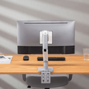 Alterzone Arm Momentum Heavy-duty Single Monitor Arm, Silver - DELENordic.com Alterzone Arm Momentum Heavy-duty Single Monitor Arm, Silver