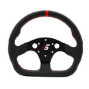 Simagic D-Shaped Steering Wheel 325mm (K) - Leather - DELENordic.com Simagic P-325D(K) D-Shaped Steering Wheel Rim 325mm (K) - Leather