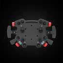 Simagic GT1 Rounded Steering Wheel with GT Pro Hub(K) | Shifter & Clutch Paddles - Leather - DELENordic.com Simagic GT Pro Rounded Steering Wheel (K) - Leather