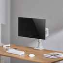 Alterzone Arm Luxe Heavy-duty Single Monitor Arm, White Alterzone Arm Luxe Heavy-duty Single Monitor Arm, White