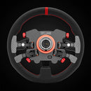Simagic GT1 Rounded Steering Wheel with GT Pro Hub(K) | Shifter & Clutch Paddles - Leather - DELENordic.com Simagic GT Pro Rounded Steering Wheel (K) - Leather