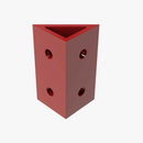 Trak Racer TR8020 Spare Corner Bracket - 80 X 40MM - Red - DELENordic.com Trak Racer TR8020 Spare Corner Bracket - 80 X 40MM - Red - Set of 1