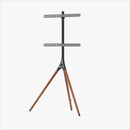 Alterzone Trio Easel TV Floor Stand for 45"-65" TVs, Walnut - DELENordic.com Alterzone Trio Easel TV Floor Stand for 45