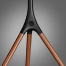 Alterzone Trio Easel TV Floor Stand for 45"-65" TVs, Walnut - DELENordic.com Alterzone Trio Easel TV Floor Stand for 45