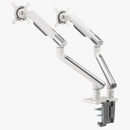 Alterzone Arm Duo Aluminum Monitor Arm, White - DELENordic.com Alterzone Arm Duo Aluminum Monitor Arm, White