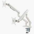 Alterzone Arm Duo Aluminum Monitor Arm, White - DELENordic.com Alterzone Arm Duo Aluminum Monitor Arm, White