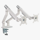 Alterzone Arm Duo USB Aluminum Monitor Arm, 2 x USB 3.0 Ports, White - DELENordic.com Alterzone Arm Duo USB Aluminum Monitor Arm, 2 x USB 3.0 Ports, White