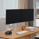 Alterzone Arm Duo USB Aluminum Monitor Arm, 2 x USB 3.0 Ports, White - DELENordic.com Alterzone Arm Duo USB Aluminum Monitor Arm, 2 x USB 3.0 Ports, White