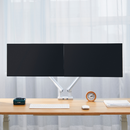 Alterzone Arm Duo USB Aluminum Monitor Arm, 2 x USB 3.0 Ports, White - DELENordic.com Alterzone Arm Duo USB Aluminum Monitor Arm, 2 x USB 3.0 Ports, White