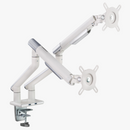 Alterzone Arm Duo USB Aluminum Monitor Arm, 2 x USB 3.0 Ports, White - DELENordic.com Alterzone Arm Duo USB Aluminum Monitor Arm, 2 x USB 3.0 Ports, White