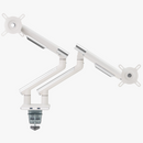 Alterzone Arm Duo USB Aluminum Monitor Arm, 2 x USB 3.0 Ports, White - DELENordic.com Alterzone Arm Duo USB Aluminum Monitor Arm, 2 x USB 3.0 Ports, White