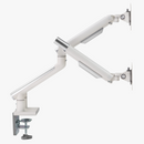Alterzone Arm Duo USB Aluminum Monitor Arm, 2 x USB 3.0 Ports, White - DELENordic.com Alterzone Arm Duo USB Aluminum Monitor Arm, 2 x USB 3.0 Ports, White