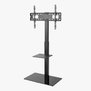 Alterzone Slim 7g TV Stand with Glass Base for 37"-70" TVs, Black - DELENordic.com Alterzone Slim 7g TV Stand with Glass Base for 37