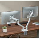 Alterzone Arm Duo Aluminum Monitor Arm, White - DELENordic.com Alterzone Arm Duo Aluminum Monitor Arm, White