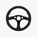 Round-Shaped Steering wheel P-330R(K)(Leather) without HUB | 330mm | Leather - DELENordic.com Simagic P-330R(K) Rounded Steering Wheel Rim 330mm (K) - Leather