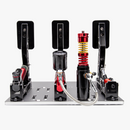 Simagic P2000 Hydraulic Pedal Set 200kg - DELENordic.com Simagic P2000 Hydraulic 200kg 3-Pedal Set