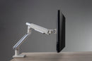 Alterzone Arm One USB Aluminum Monitor Arm, 2 x 3.0 USB Ports, White - DELENordic.com Alterzone Arm One USB Aluminum Monitor Arm, 2 x 3.0 USB Ports, White
