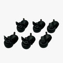 Trak Racer Caster Wheels, Brake & Mounting Brackets for TR8, TR8 Pro, RS6 and Alpine Racing TRX - DELENordic.com Trak Racer Simulator Caster Wheel with Brake Kit for TR8, TR8 Pro, RS6 and TRX